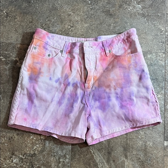 Faded Glory Pants - Colorful Women’s Tie-Dye Jean Shorts Size 4